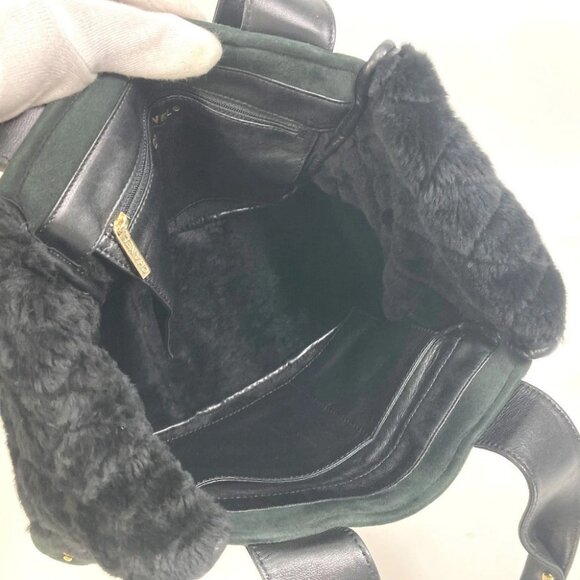 CHANEL Coco Cocoon Small Hand Bag Tote Bag Mouton / Leather Black - Picture 13 of 13